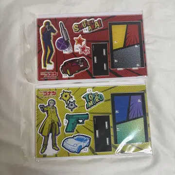 스누커 캐릭터 스티커 2시트 세트