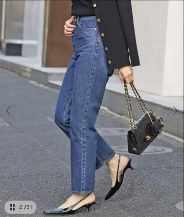 Deuxieme Classe 슬림 크롭 데님 size 38