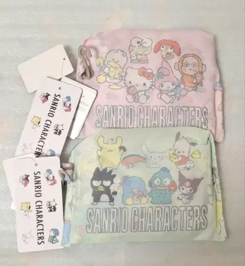 SANRIO CHARACTERS 산리오 에코백 2개 세트 그린 & 핑크