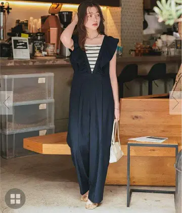 titivate 프릴 디자인 올인원 네이비