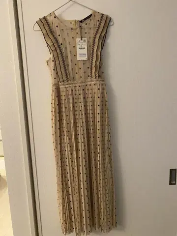 도트 무늬 원피스 S