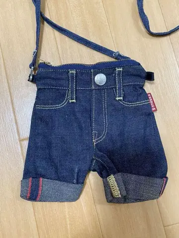 할리우드 런치마켓 블루블루 파우치 미니 청바지