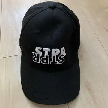 스토푸리 캡 블랙 모자 STPR 로고 캡
