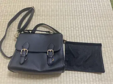 WEGO 새첼 이타 숄더 이타백 블랙 블랙