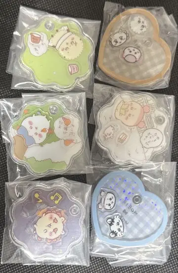 치이카와 캐릭터 샤카참 6개 세트