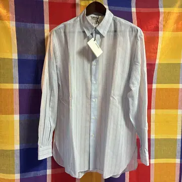 HARD TWIST ORGANDY STRIPE SHIRT 24ss 5