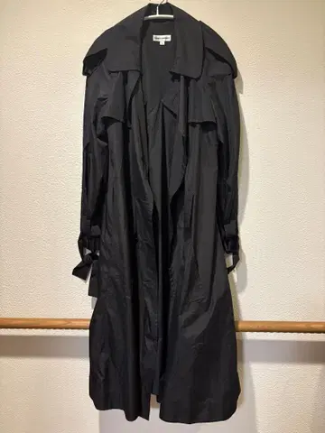 SONIA RYKIEL 블랙 트렌치코트
