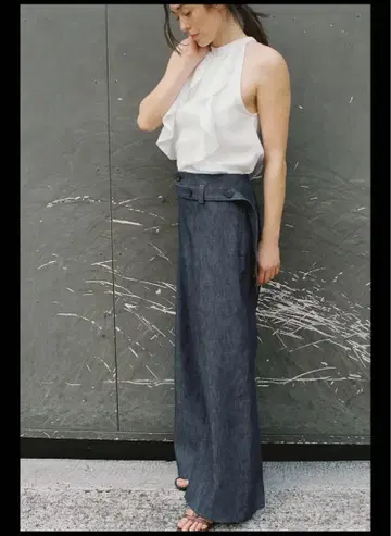 택 포함 ZARA 자라 와이드 팬츠