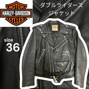할리데이비슨 더블 라이더스 가죽 자켓 36