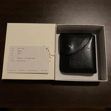 핸더 스킴 블랙 접이식 지갑