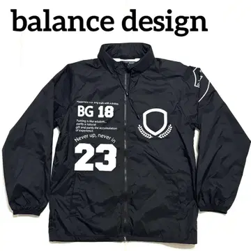 balance design 후드 부착 윈드 브레이커 자켓 L