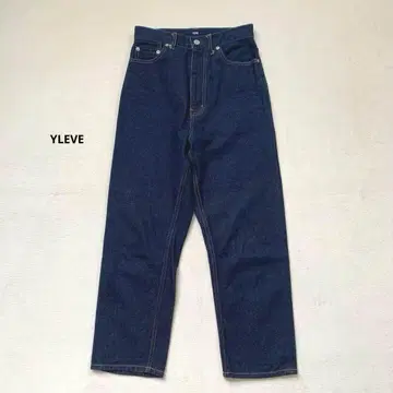 [새상품급] 이레브 YLEVE 데님 하이웨스트 인디고 테이퍼드
