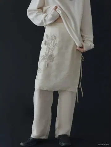 JSELF / Sheer Decorative Wrap Pants