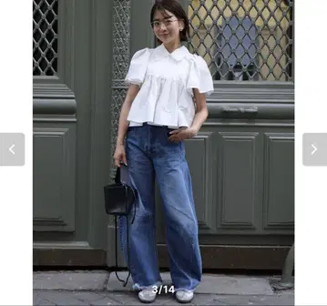 새상품 지프소피아 Tuck Blouse 38
