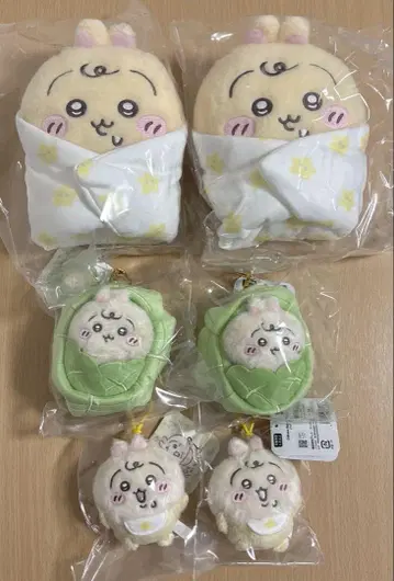치이카와 (먼작귀) Chiikawa Baby 토끼 3종류 x 2세트