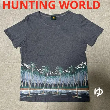 HUNTING WORLD 헌팅월드 피치T셔츠 y2k 우라하라 그런지