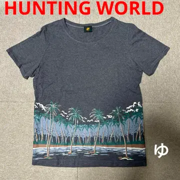 HUNTING WORLD 헌팅월드 피치T셔츠 y2k 우라하라 그런지