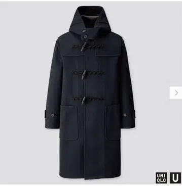 블록 테크 더플 코트 UNIQLO U 밴딩