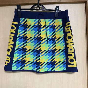 LOUDMOUTH 체크 무늬 스커트