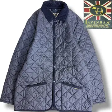 J7311 새상품급 라벤햄 밀든 퀼팅 자켓 네이비 XXL