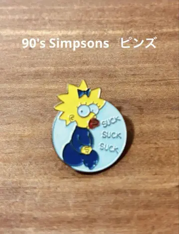90s 더 심슨즈 핀즈 매기 심슨 핀 배지