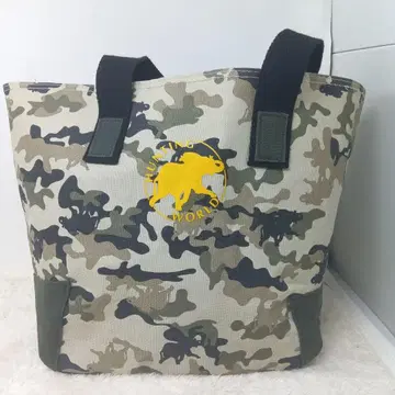HUNTING WORLD 헌팅월드 카모플라쥬 패턴 토트백
