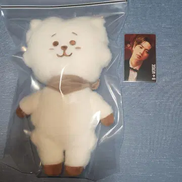 BTS JIN B VERSE 카드, BT21 RJ 봉제 인형