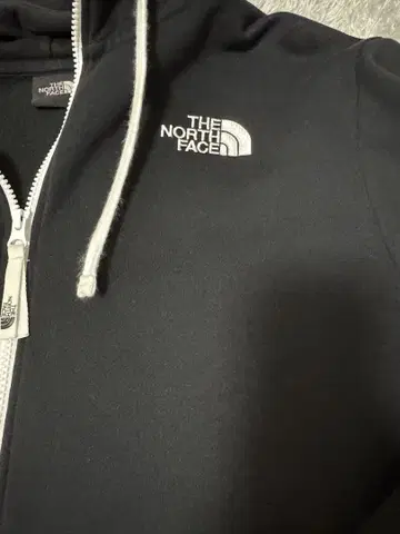 THE NORTH FACE 블랙 후드티 풀 집업