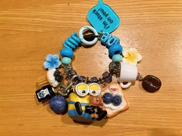 미니언 찰랑찰랑 키링 블루베리