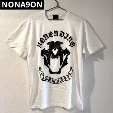 구하기 어려움 NONA9ON 화이트 T셔츠 한류 g-dragon