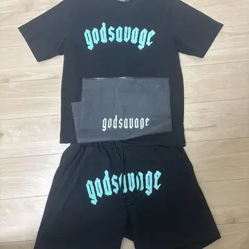 godsavage 블랙 셋업 M
