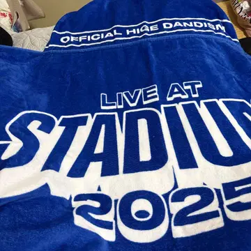 Official HIGE DANDISM 타월 2025 스타디움 판초