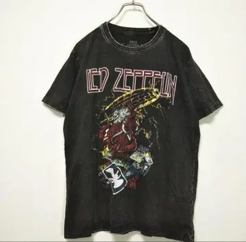 LED ZEPPELIN 그래픽 T셔츠 블랙