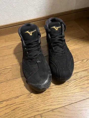 미즈노 스파이크 슈즈 블랙 28cm