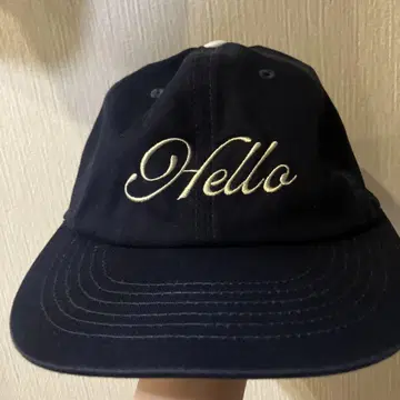 HELLO SUNRISE 네이비 캡