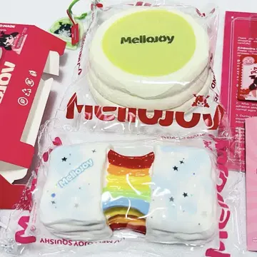 mellojoy 수플레 말차 늘어나는 치즈 늘어나는 레인보우 스퀴즈