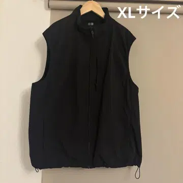 UNIQLO 윈드프루프 베스트 블랙 집업 베스트 안감 메쉬 미사용