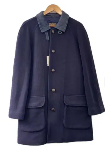 폴 스튜어트 헌팅 코트 네이비 헤링본 울