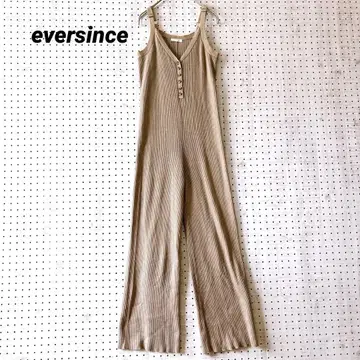에버신스 살로펫 올인원 슬리브리스 리브 니트 그레이지