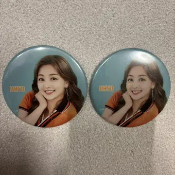 TWICE 지효 캔뱃지 wake me up 2개 세트