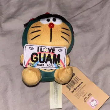 도라에몽 선번 괌 한정판 봉제 인형 키링