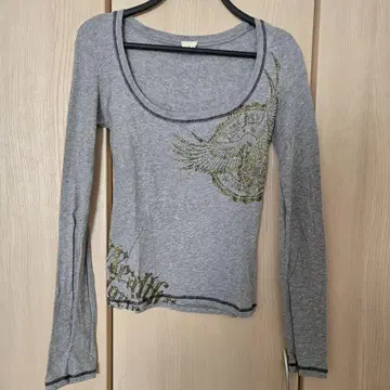 d.i.a. 상의 T셔츠 긴팔 롱티 헤이세이 갸루