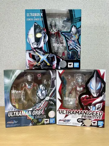 [새상품급] SHFiguarts 울트라맨 X, ORB, 지드 3체 세트