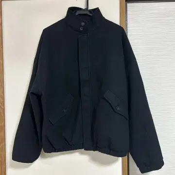 Ressaca 오버 사이즈 울 테크 블루종/해링턴 자켓