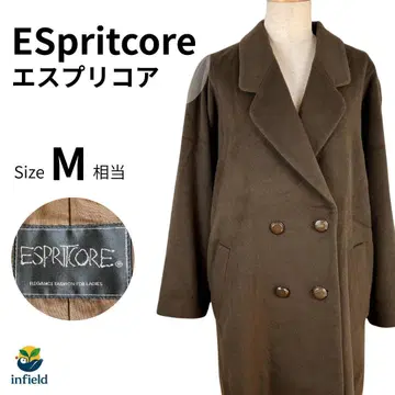 에스프리코어 ESpritcore 코트 울 캐시미어 브라운 M 상당