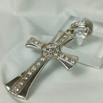 크로스 큐빅 로사리오 십자가 탑 실버 은제