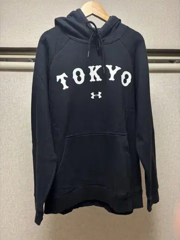 자이언츠 언더아머 후드티 후디 블랙