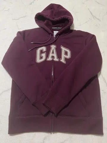 Gap 갭 집업 후드티 버건디 M 사이즈