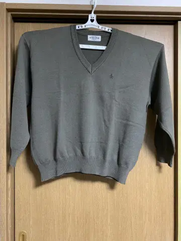 Munsingwear 그랜드스 브라운 V넥 니트 EL(3L)