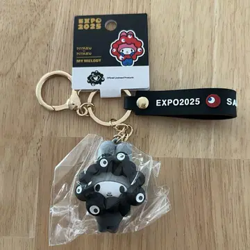 오사카 간사이 만박 흑백 마이멜로디 키링